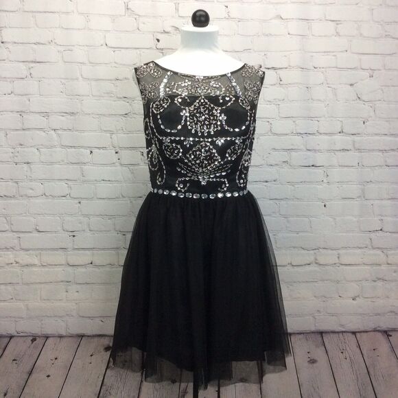 Judy and Julia Black Short Strapless Party Prom Gown/Dress - Picture 3 of 12